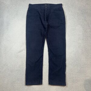 Rohan Men's Navy Blue Corduroy Pants 36R Cotton Stretch